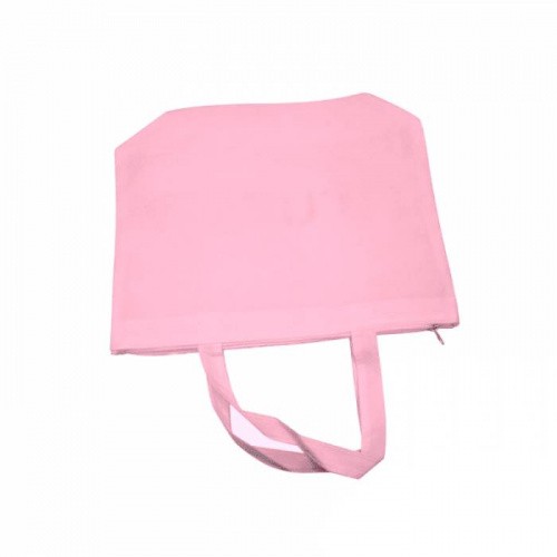 Сумка из спанбонда на молнии, с ручками и донной складкой