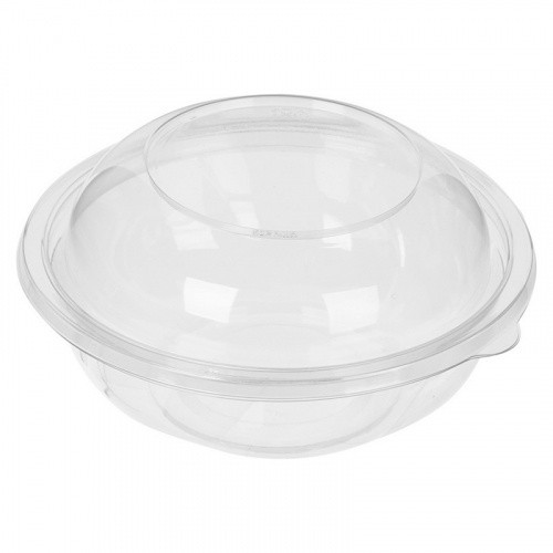 Контейнер для холодных блюд с трехсекционной вставкой одноразовый 750/1000 мл ПЭТ